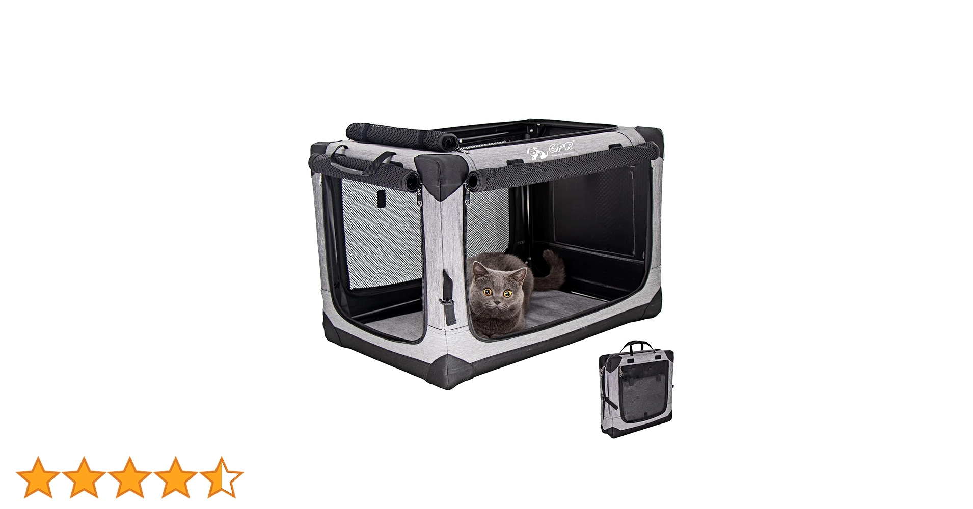 Amazon | GPR ペット ソフトクレート ケージ ペットキャリー